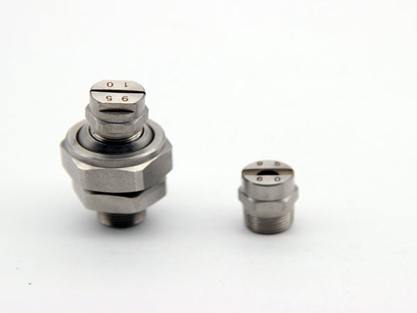 High-impact flat fan cleaning nozzle